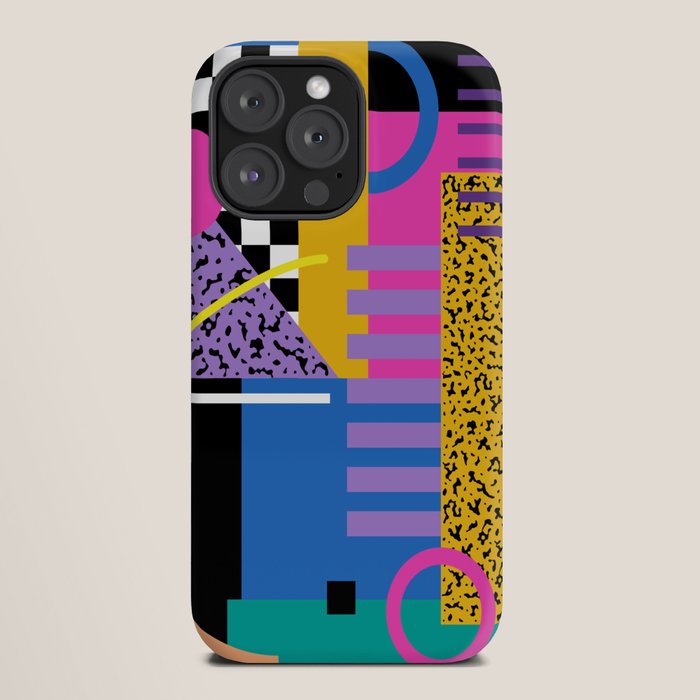 Memphis pattern 101 - 80s / 90s Retro iPhone Case Gallery Image 20