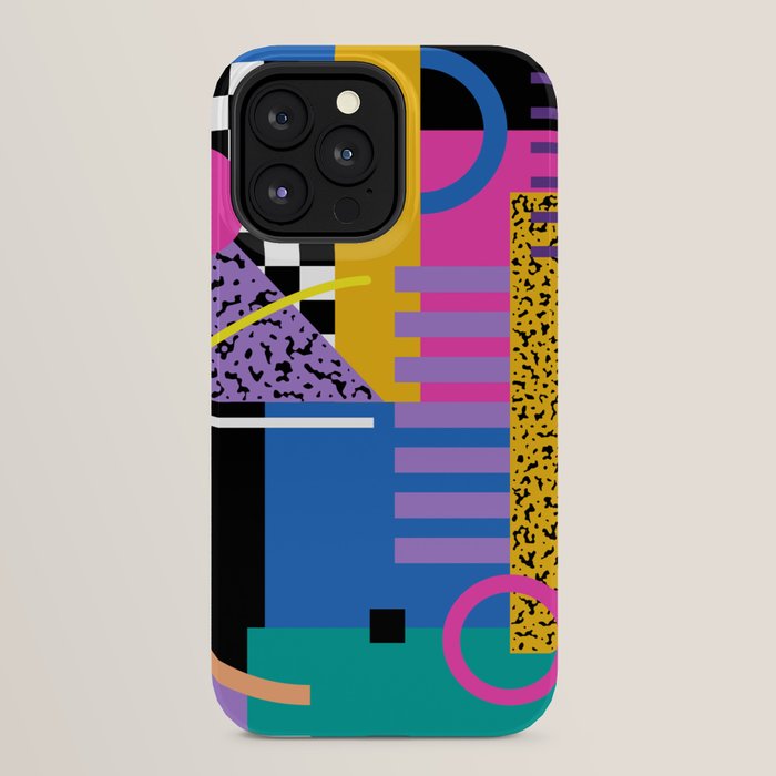 Memphis pattern 101 - 80s / 90s Retro iPhone Case Gallery Image 32
