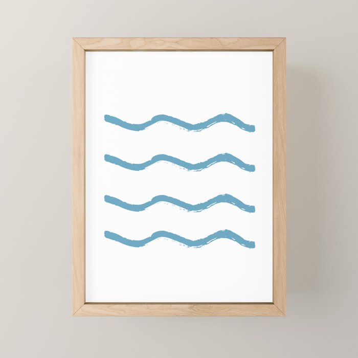 Summer Waves Mini Art Print Gallery Image 1
