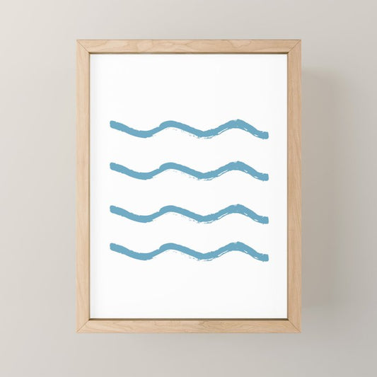 Summer Waves Mini Art Print Gallery Image 1