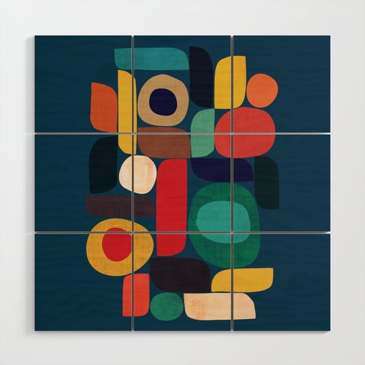 Miles and miles Wood Wall Art Gallery Image 2