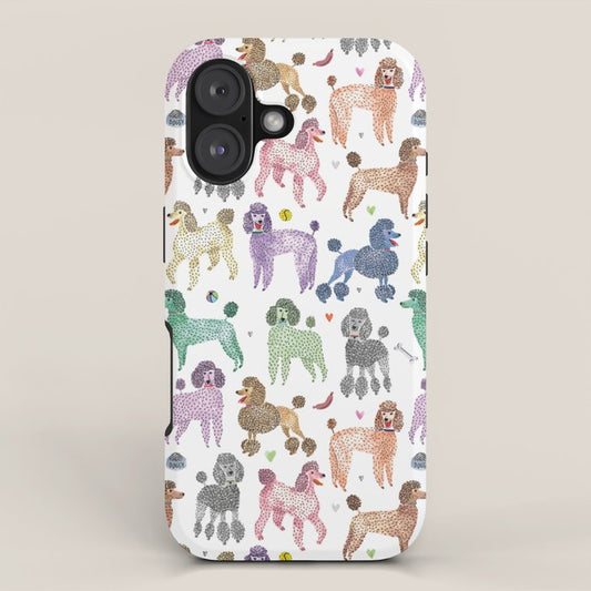 Poodles by Veronique de Jong iPhone Case Gallery Image 1