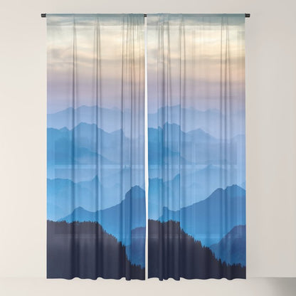 Mountains 11 Window Curtain Gallery Image 22