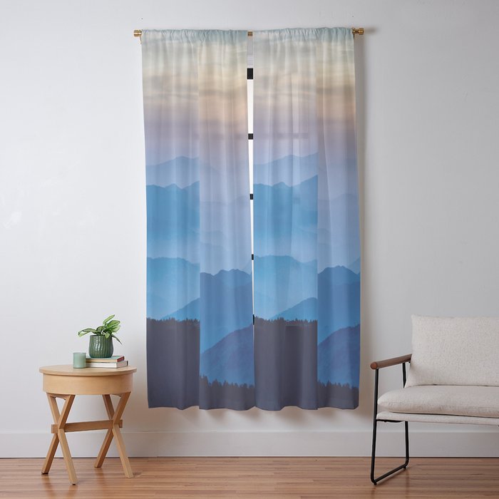 Mountains 11 Window Curtain Gallery Image 9
