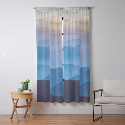 Mountains 11 Window Curtain Gallery Image 9