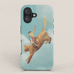 Meehaw - Rodeo Cat Bronc iPhone Case Gallery Image 1