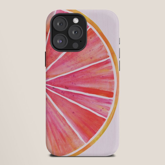 Sunny Grapefruit Watercolor iPhone Case Gallery Image 12