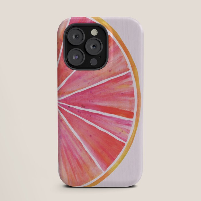 Sunny Grapefruit Watercolor iPhone Case Gallery Image 19