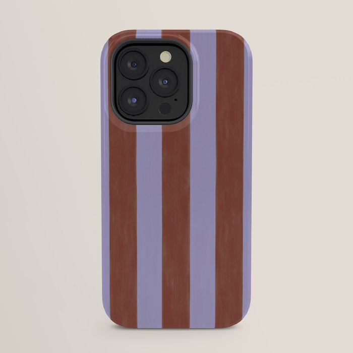 wide stripe in cacao iPhone Case Gallery Image 31
