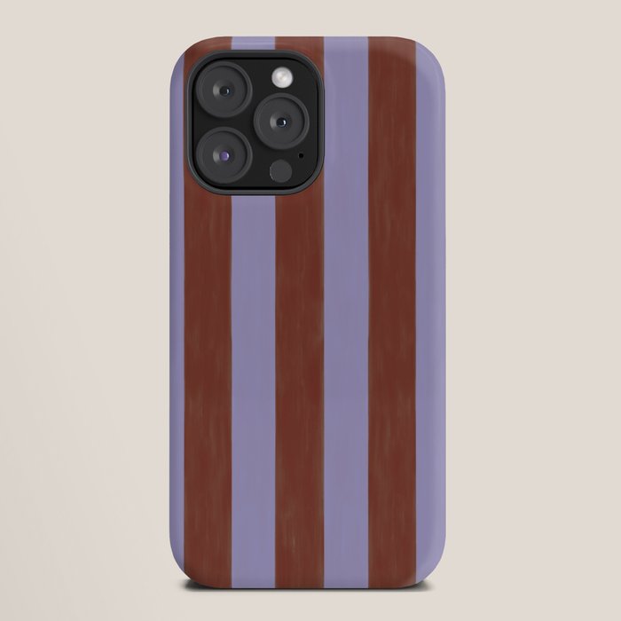 wide stripe in cacao iPhone Case Gallery Image 20