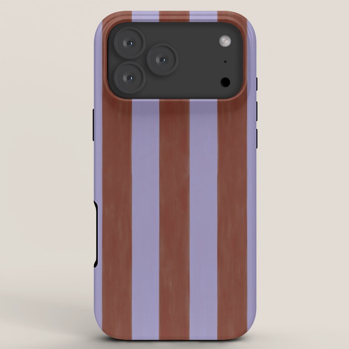 wide stripe in cacao iPhone Case Gallery Image 8
