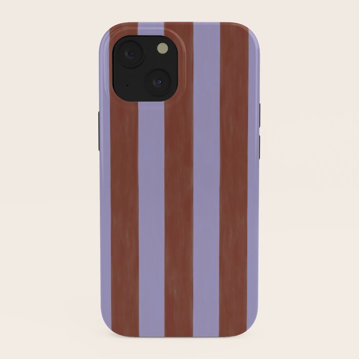 wide stripe in cacao iPhone Case Gallery Image 38