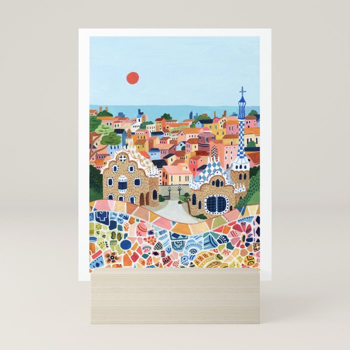 Barcelona Mini Art Print Gallery Image 5