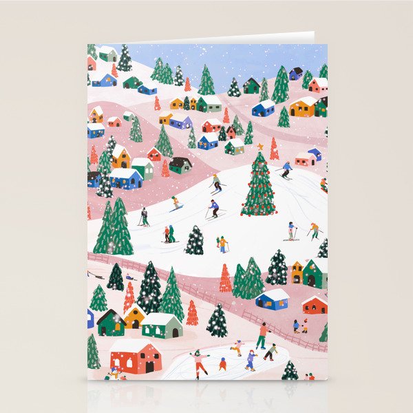 Winter Holiday Stationery Card Gallery Image 1
