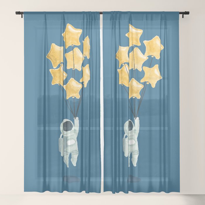 Astronaut's dream Window Curtain Gallery Image 17