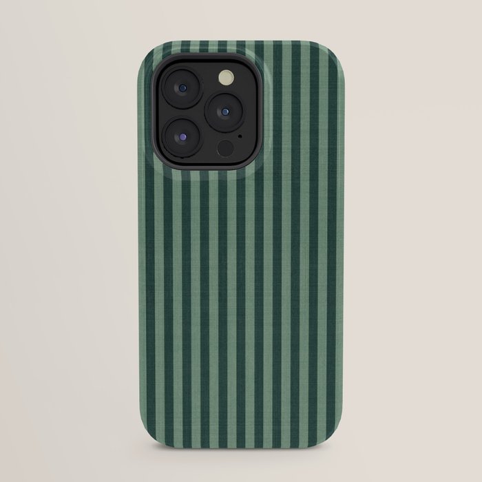 Pinstripe in Green iPhone Case Gallery Image 23