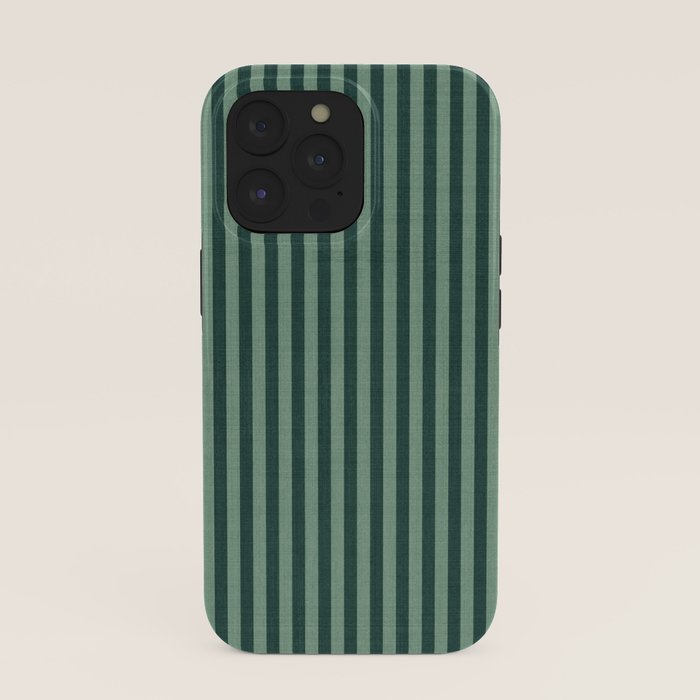 Pinstripe in Green iPhone Case Gallery Image 39