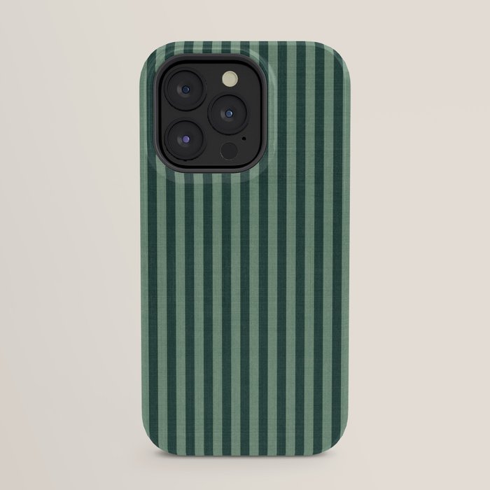 Pinstripe in Green iPhone Case Gallery Image 31