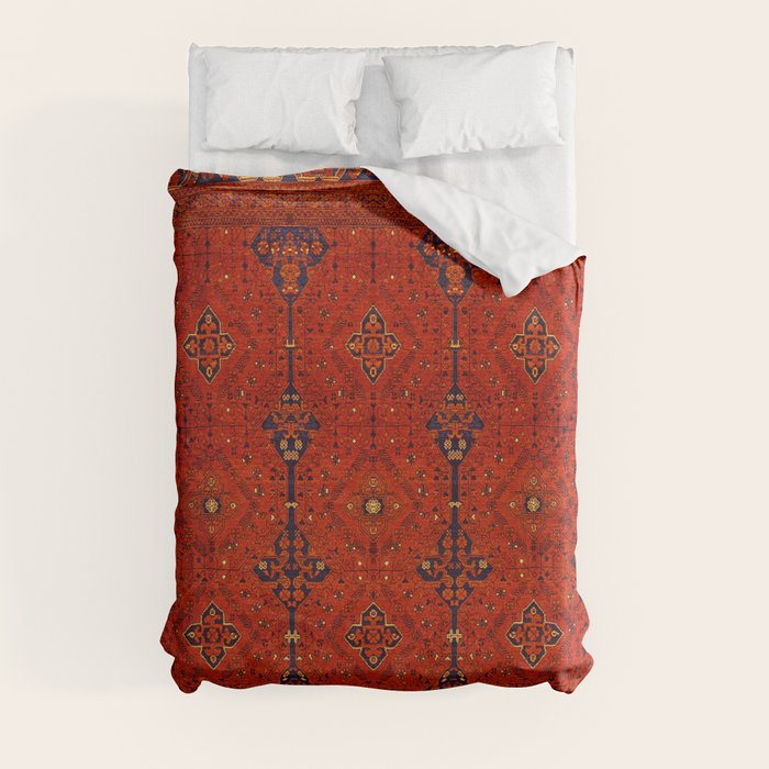 N194 - Red Berber Atlas Oriental Traditional Moroccan Style Duvet Cover Gallery Image 8