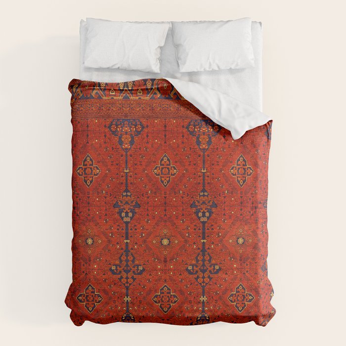 N194 - Red Berber Atlas Oriental Traditional Moroccan Style Duvet Cover Gallery Image 6