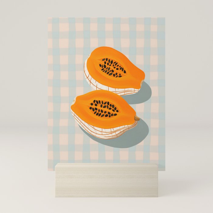 Papaya Afternoon Mini Art Print Gallery Image 5