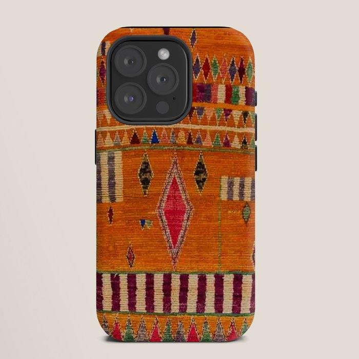 Orange Traditional Moroccan Design iPhone Case Gallery Image 11