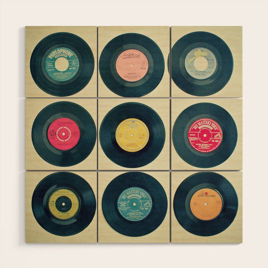 Vinyl Collection Wood Wall Art Gallery Image 1