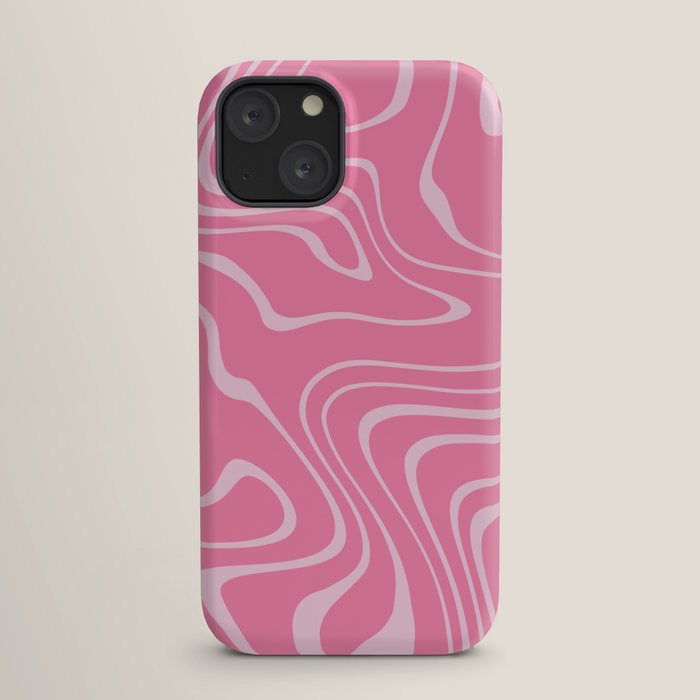 Pink Abstract Swirl Pattern iPhone Case Gallery Image 17