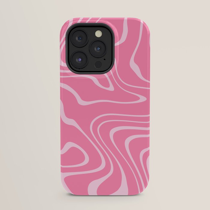 Pink Abstract Swirl Pattern iPhone Case Gallery Image 31