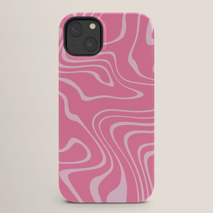 Pink Abstract Swirl Pattern iPhone Case Gallery Image 26