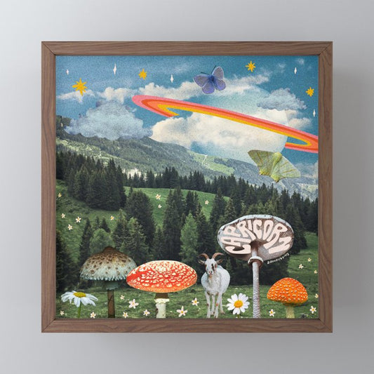 Capricorn Collage Mini Art Print Gallery Image 2