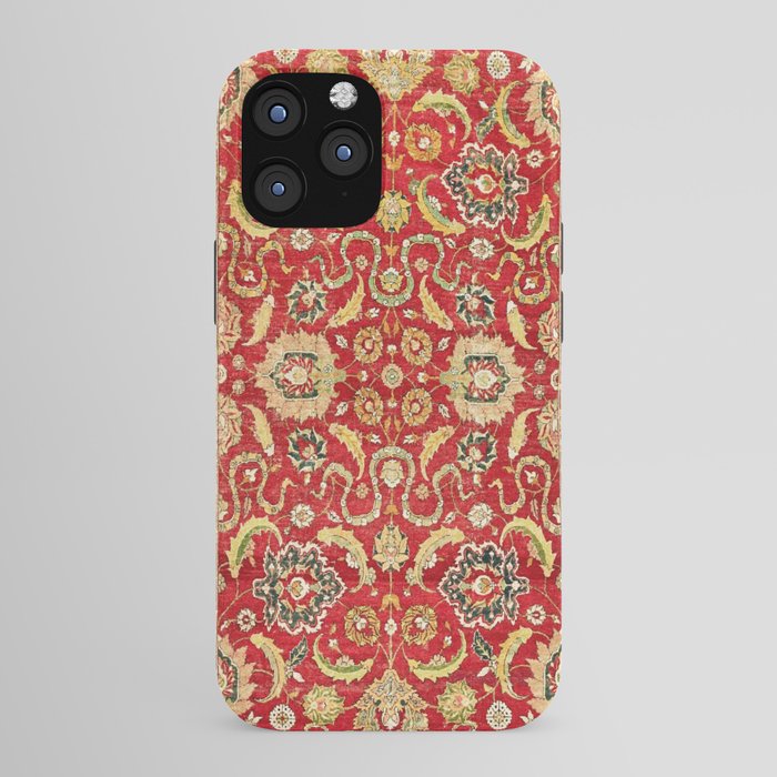 Isphahan Antique Central Persian Rug Print iPhone Case Gallery Image 43