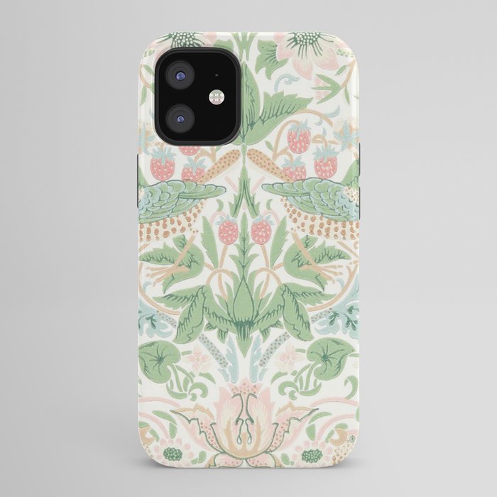 William Morris Strawberry Thief Cochineal Willow iPhone Case Gallery Image 42