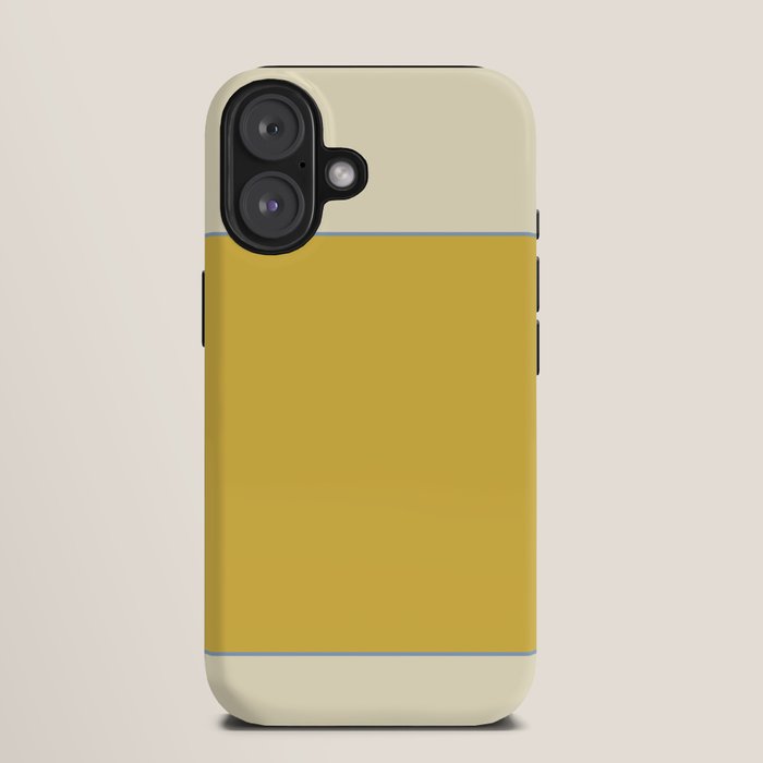 Sunshine Yellow Color Block Warm Vintage iPhone Case Gallery Image 9