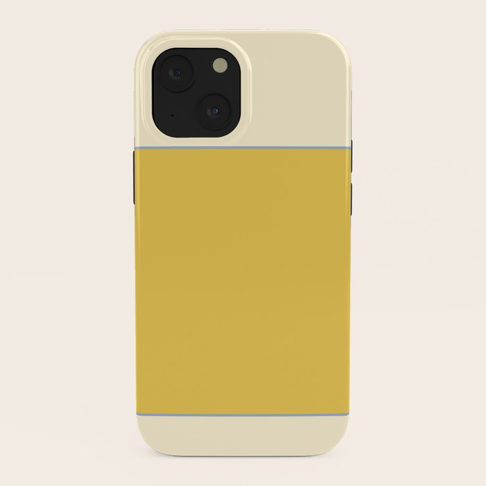 Sunshine Yellow Color Block Warm Vintage iPhone Case Gallery Image 38