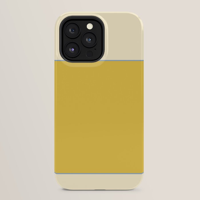 Sunshine Yellow Color Block Warm Vintage iPhone Case Gallery Image 32