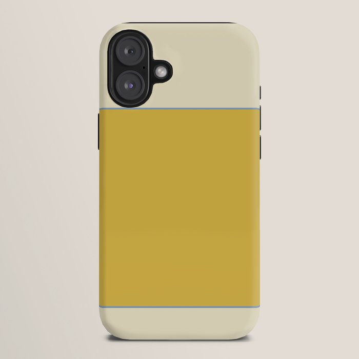 Sunshine Yellow Color Block Warm Vintage iPhone Case Gallery Image 10