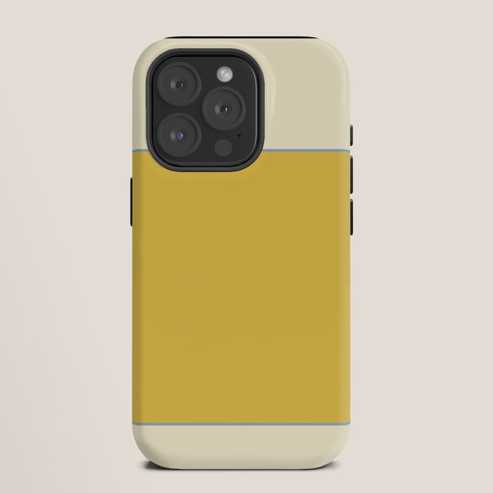 Sunshine Yellow Color Block Warm Vintage iPhone Case Gallery Image 11