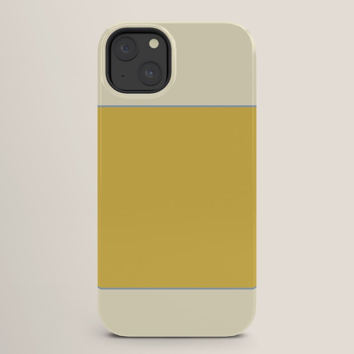 Sunshine Yellow Color Block Warm Vintage iPhone Case Gallery Image 26