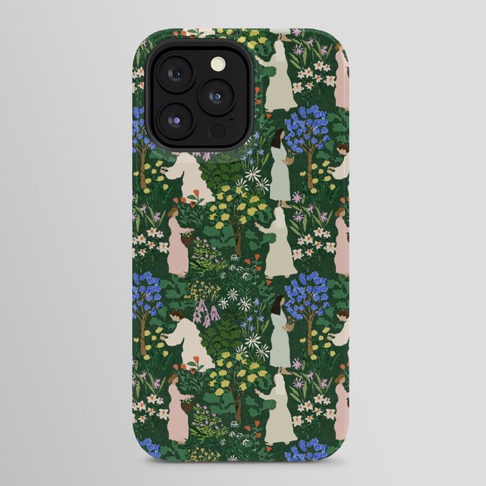 Ladies working in the garden iPhone Case Gallery Image 24