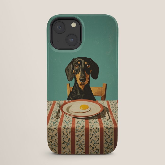 Dachshund Waiting For Breakfast iPhone Case Gallery Image 25