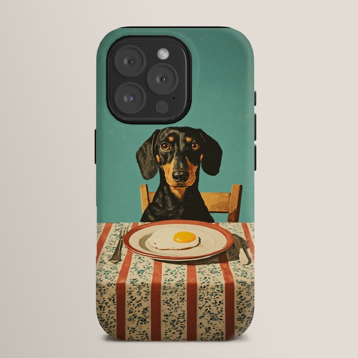 Dachshund Waiting For Breakfast iPhone Case Gallery Image 15