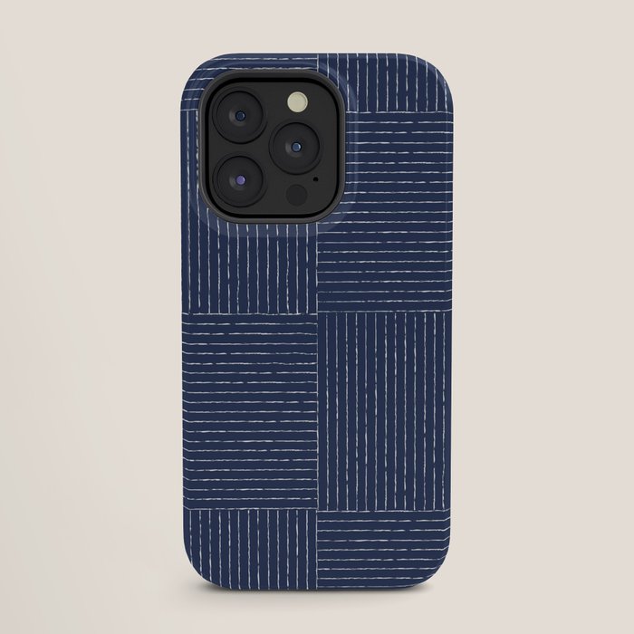 Lines III (Navy) iPhone Case Gallery Image 27