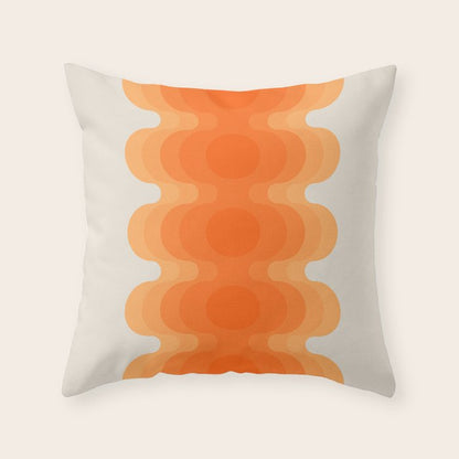 Echoes - Creamsicle Throw Pillow Gallery Image 6