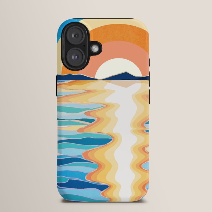 Retro Ocean Sun iPhone Case Gallery Image 13
