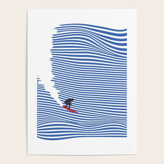 Surfing Jaws Poster Gallery Image 2