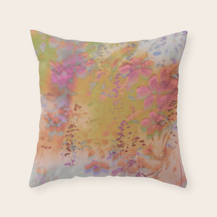 Florally Yours Throw Pillow Gallery Image 3