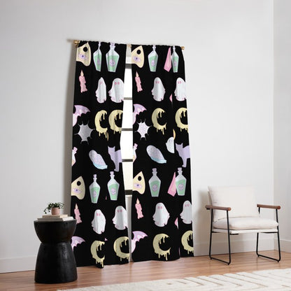 Pastel Goth Window Curtain Gallery Image 6