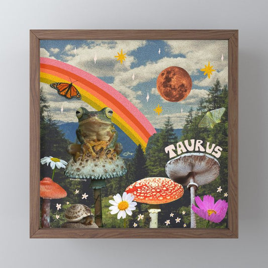 Taurus Collage Mini Art Print Gallery Image 2