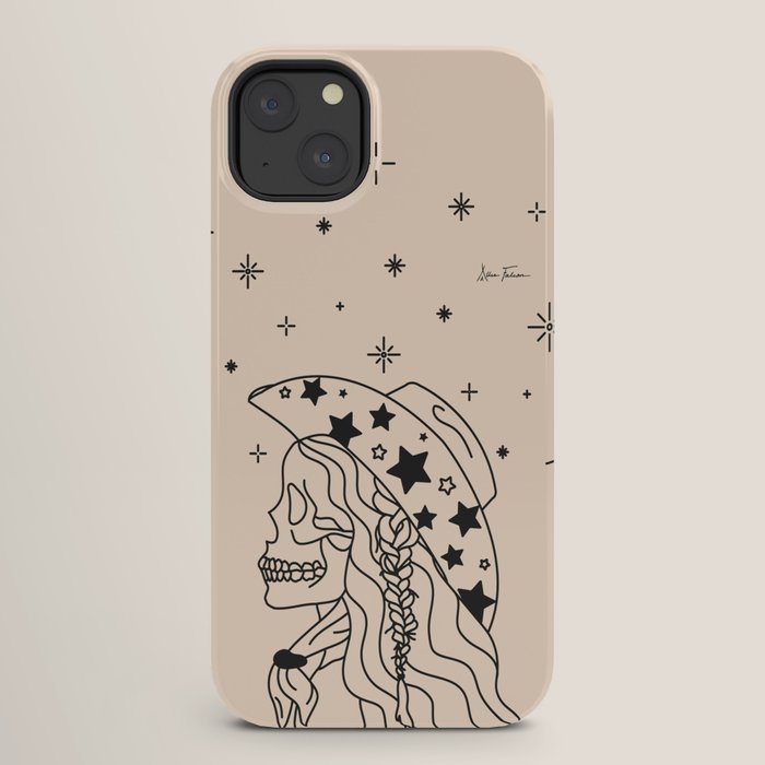 Love or Die Tryinâ - Rhinestone Cowgirl Black & Cream iPhone Case Gallery Image 26